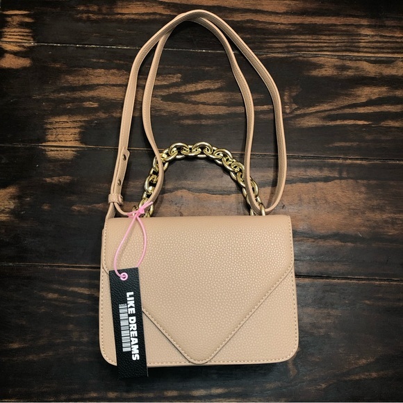 Like Dreams Handbags - NWT Like Dreams Nude-Pink Handbag/Crossbody